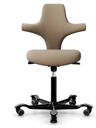 HAG Capisco 8126 Flat Seat with Backrest Fully Upholstered