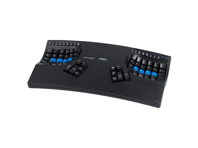 Kinesis Advantage2 Contoured Keyboard for PC/Mac, Black, USB
