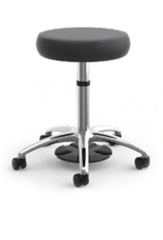 HealthCentric Hands-Free Ultimate Medical Stool-FOOT-Disc Operated for Height Adjustment