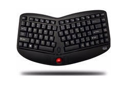 Adesso Tru-Form Media 3150 Wireless Ergo Mini Trackball Keyboard