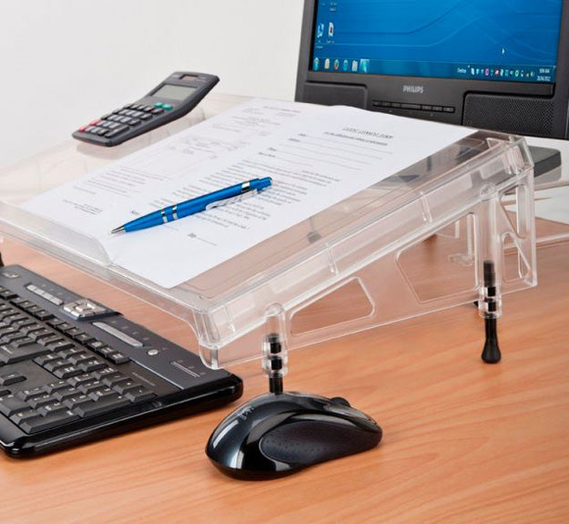 Microdesk Document Holder / Writing Surface Slant Desk by ErgoVerse